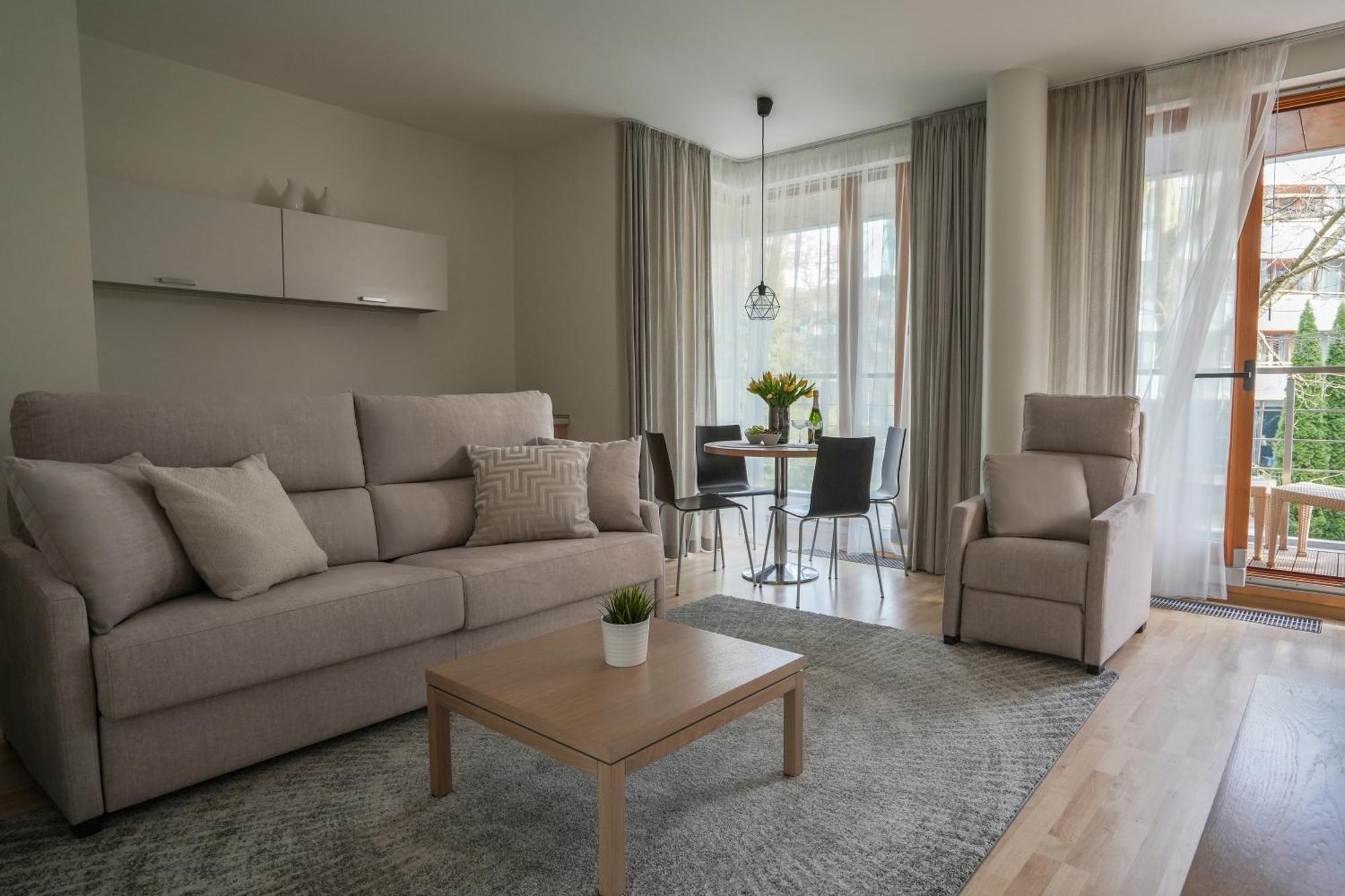 Apartamentai Tylios Pusys พาลังกา ภายนอก รูปภาพ