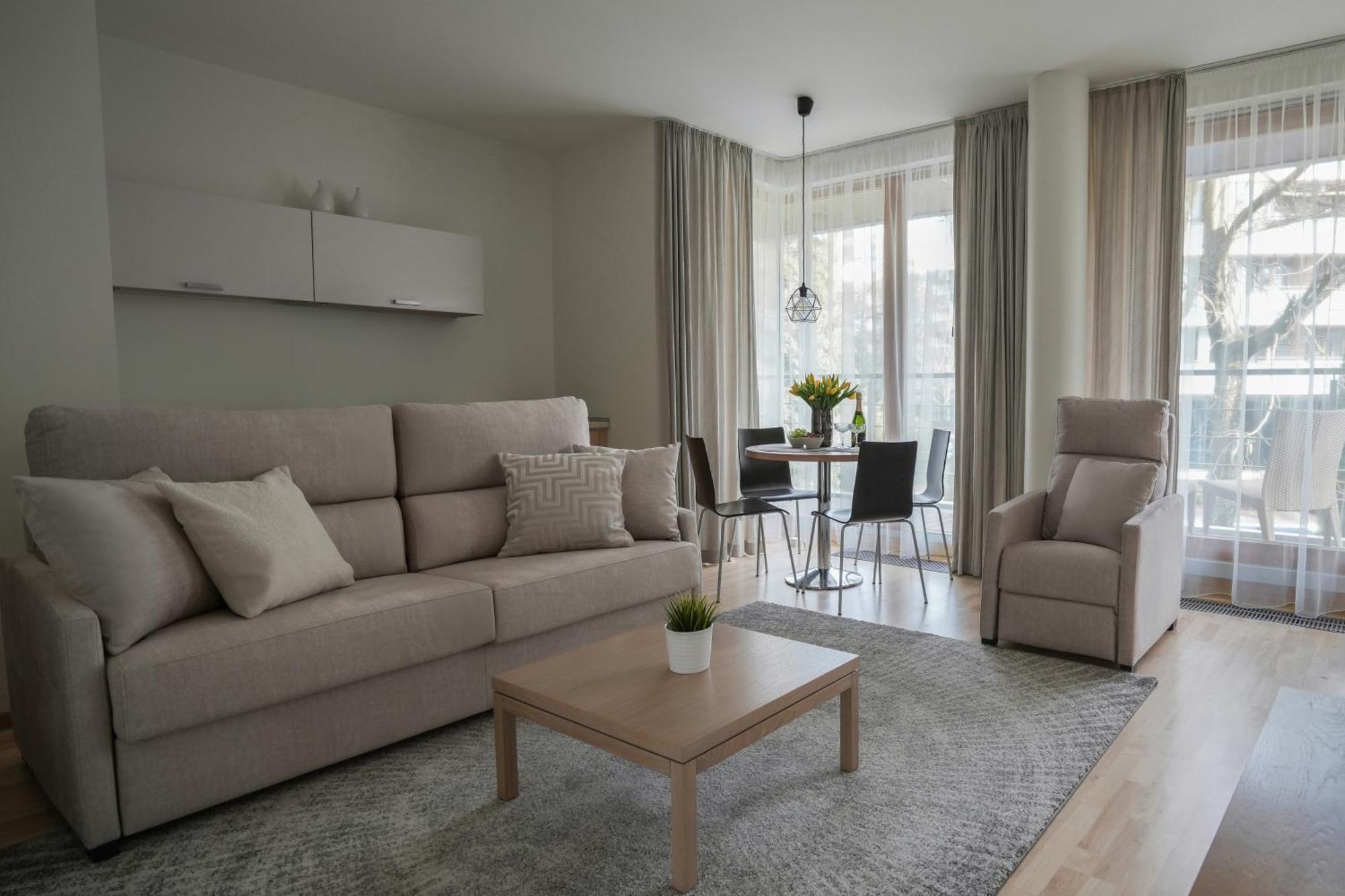 Apartamentai Tylios Pusys พาลังกา ภายนอก รูปภาพ