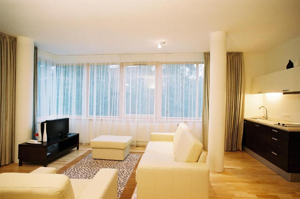 Apartamentai Tylios Pusys พาลังกา ภายนอก รูปภาพ