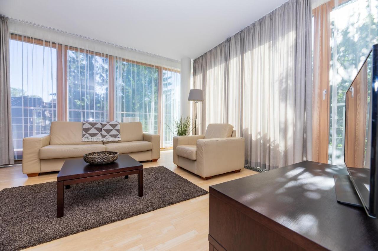 Apartamentai Tylios Pusys พาลังกา ภายนอก รูปภาพ